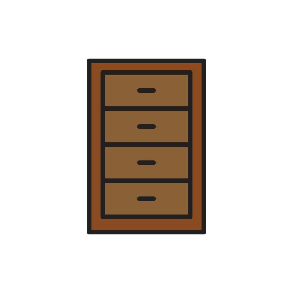 armoire armoire vecteur pour symbole de présentation de site web