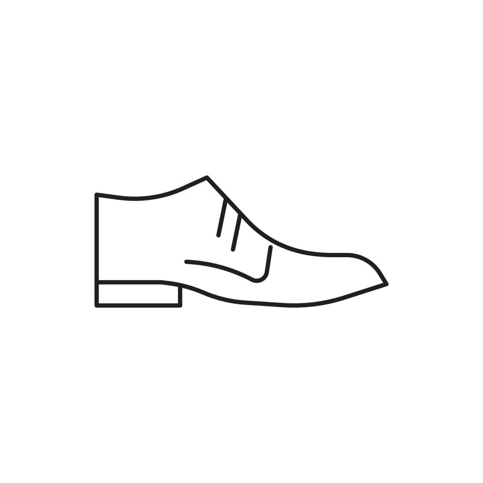 chaussures pour la présentation du site Web de l'icône du symbole vecteur