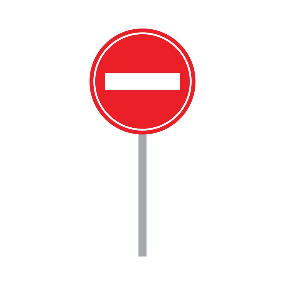 vecteur de panneau de signalisation pour le symbole du site Web