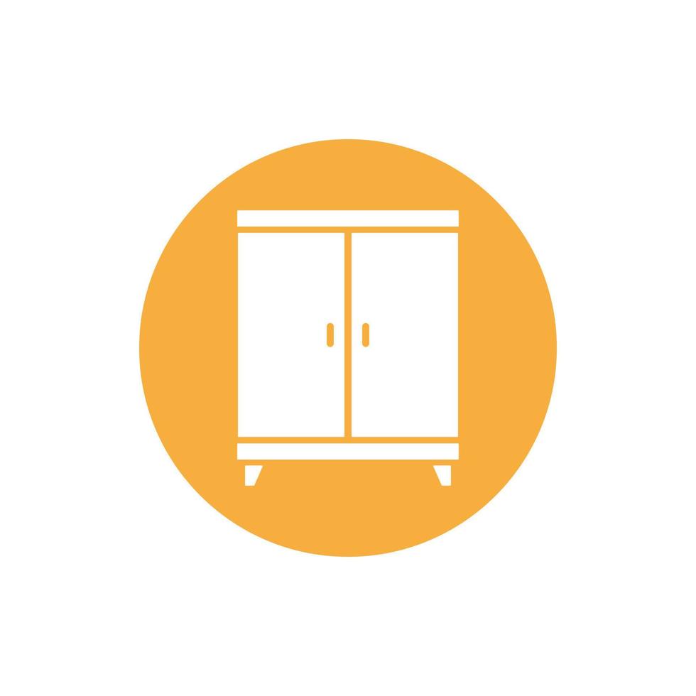armoire armoire vecteur pour symbole de présentation de site web