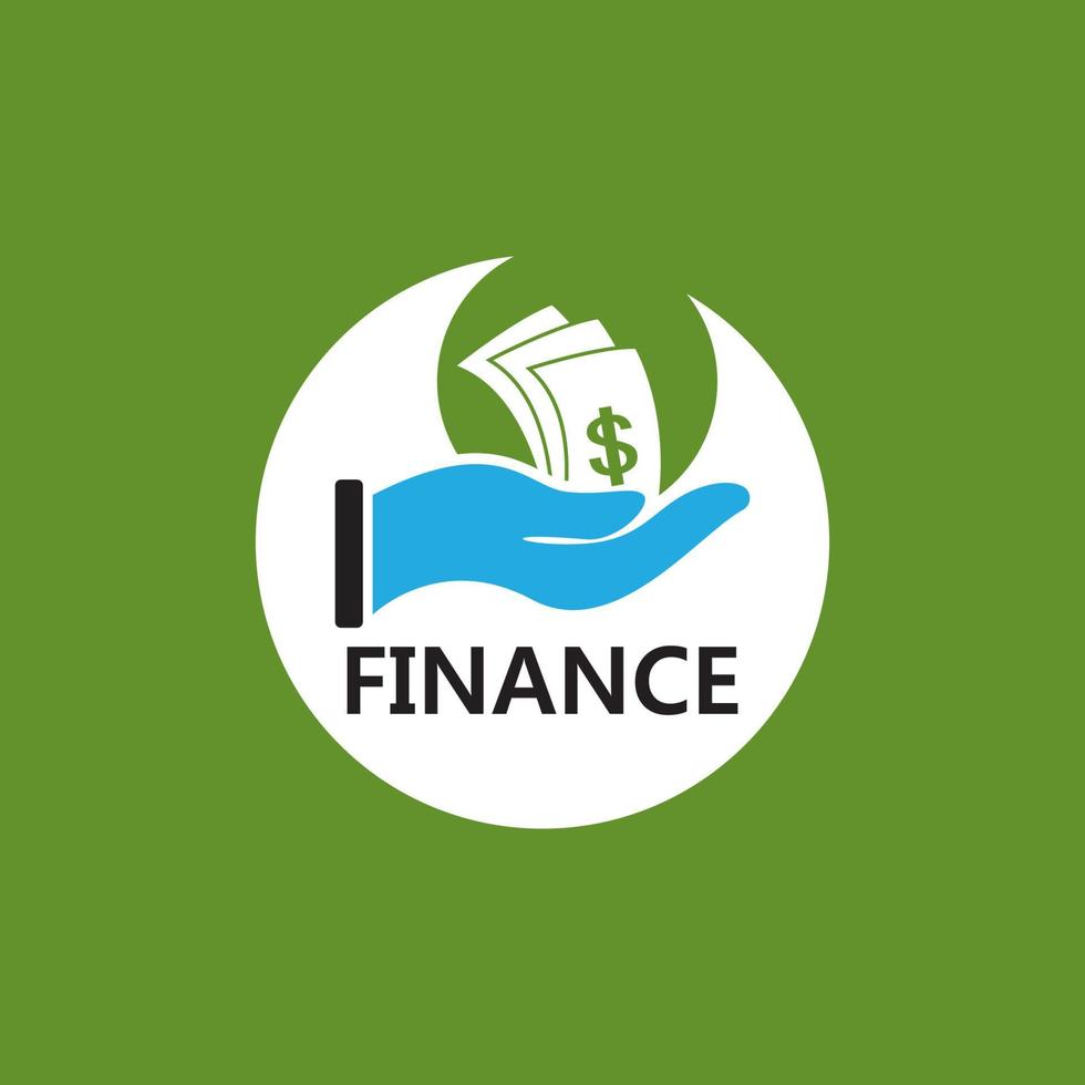 modèle de logo de finance d'entreprise vecteur