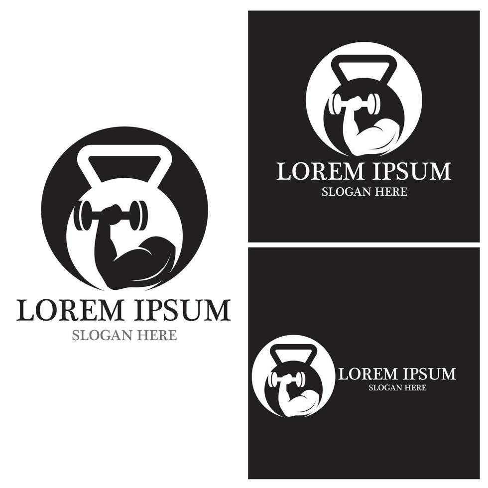 conception de logo de remise en forme vector illustrationicon