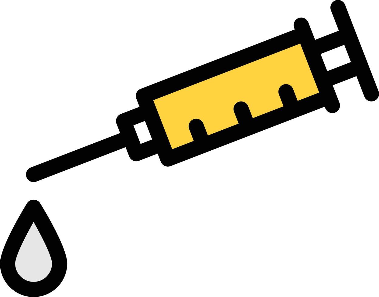 illustration vectorielle de vaccination sur fond.symboles de qualité premium.icônes vectorielles pour le concept et la conception graphique. vecteur