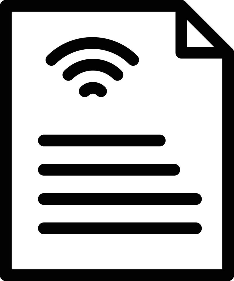 documenter l'illustration vectorielle sans fil sur un arrière-plan.symboles de qualité premium.icônes vectorielles pour le concept et la conception graphique. vecteur