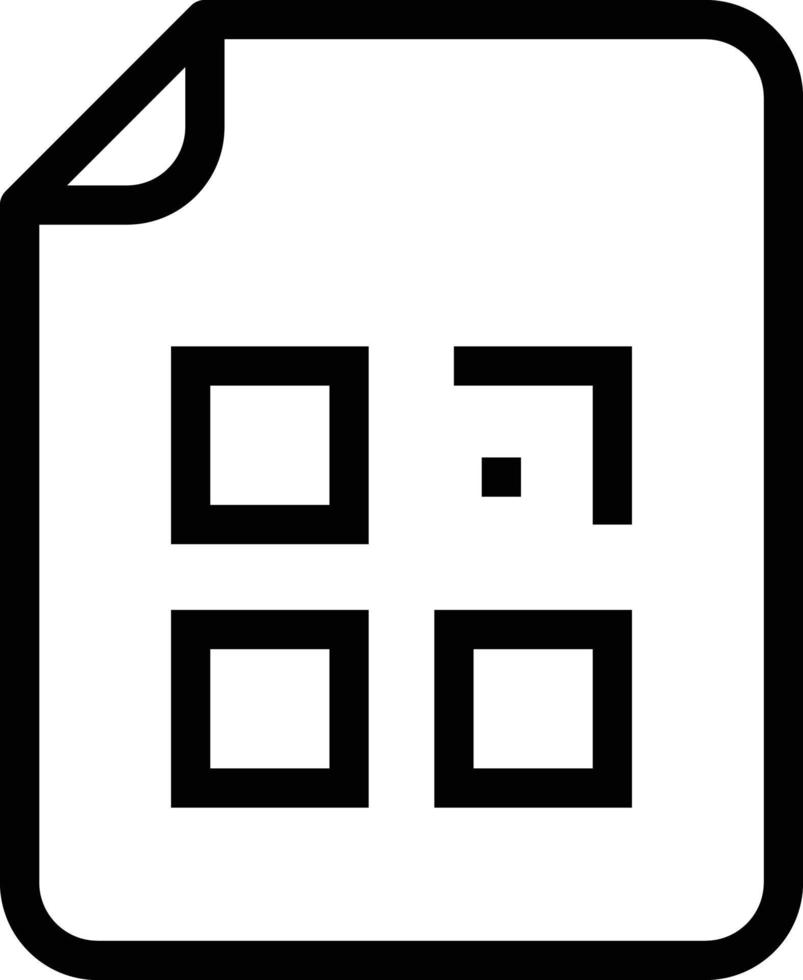 fichier qr illustration vectorielle sur un fond. symboles de qualité premium. icônes vectorielles pour le concept et la conception graphique. vecteur