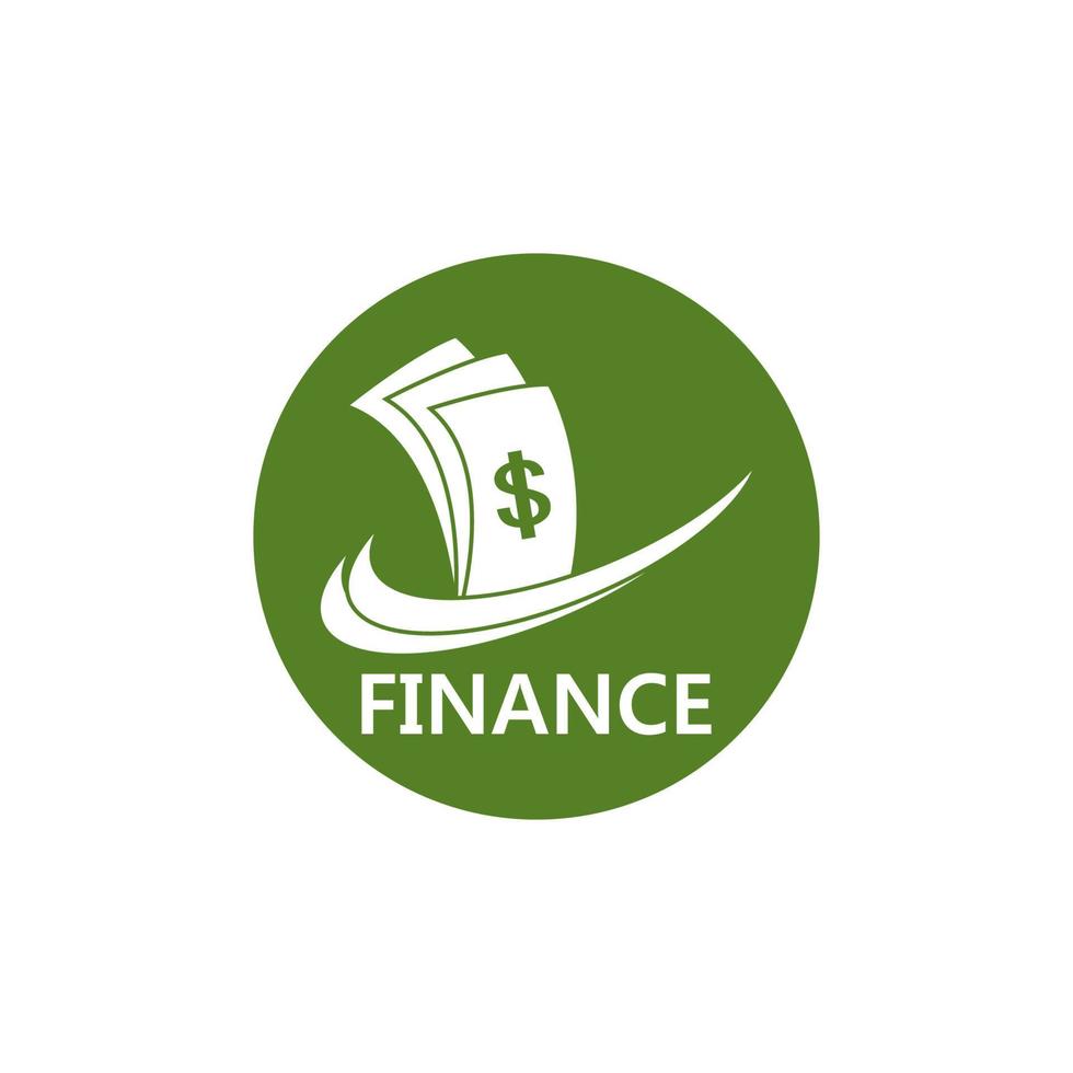illustration de modèle de logo de finance d'entreprise vecteur