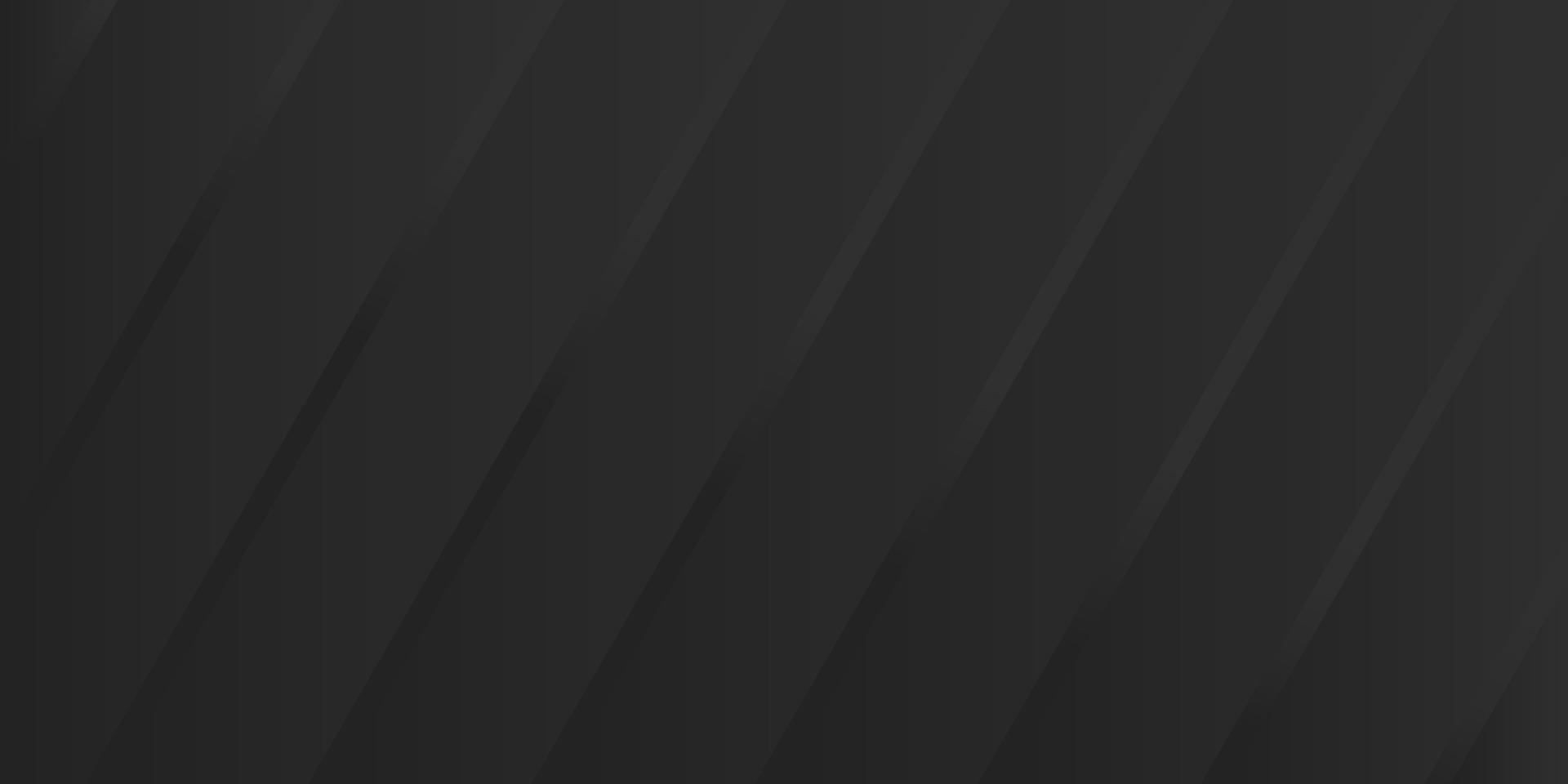 bannière linéaire futuriste gris foncé. fond élégant décoratif noir avec des rayures diagonales. modèle linéaire numérique. texture rayée. papier peint moderne abstrait. illustration vectorielle. vecteur