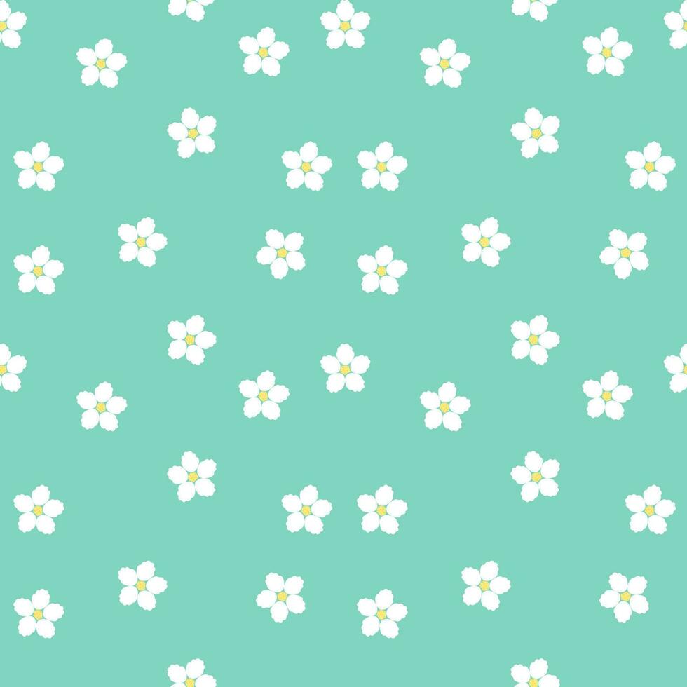 fond transparent motif fleur de cerisier vert pastel vecteur