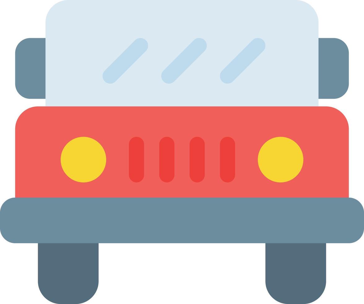 illustration vectorielle jeep sur fond. symboles de qualité premium. icônes vectorielles pour le concept et la conception graphique. vecteur