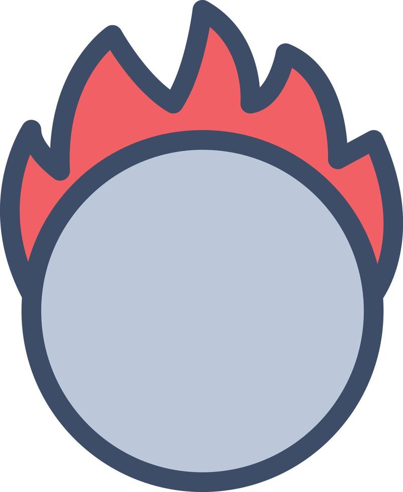 illustration vectorielle d'anneau de feu sur un fond. symboles de qualité premium. icônes vectorielles pour le concept et la conception graphique. vecteur