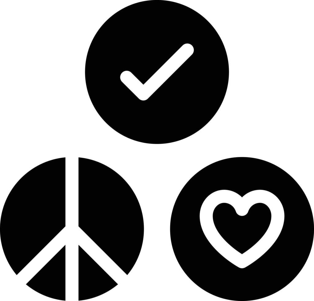 aime l'illustration vectorielle de la paix sur un arrière-plan.symboles de qualité premium.icônes vectorielles pour le concept et la conception graphique. vecteur