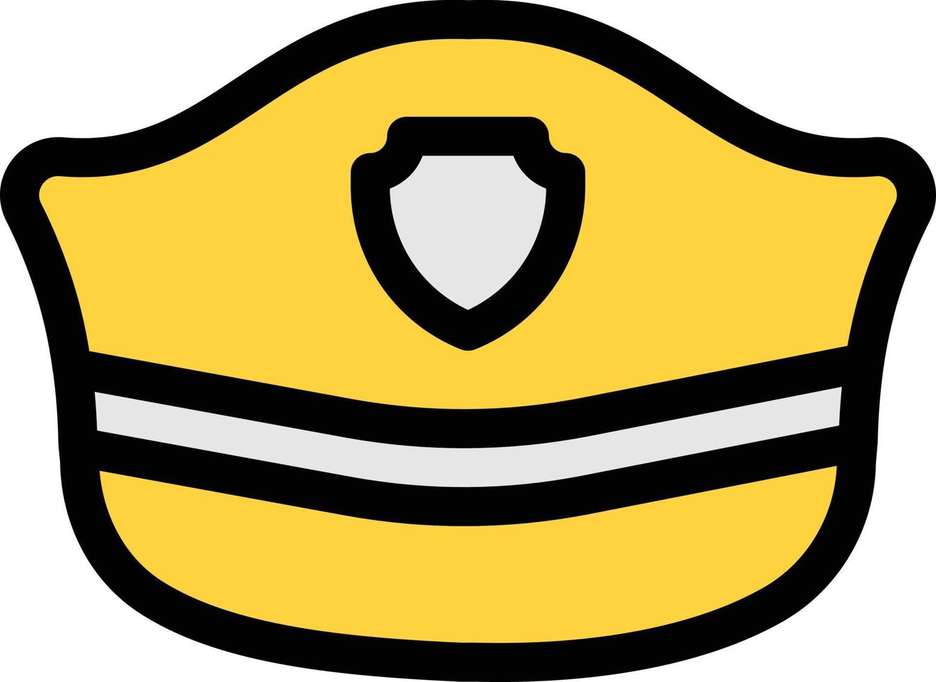 illustration vectorielle de casquette de l'armée sur un background.symboles de qualité premium. icônes vectorielles pour le concept et la conception graphique. vecteur