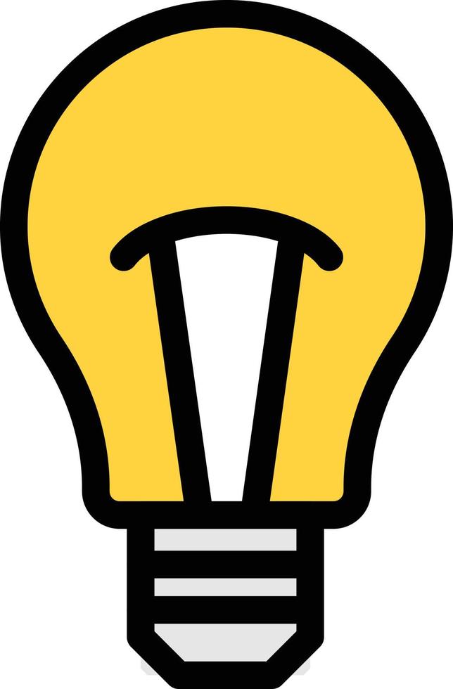 illustration vectorielle d'ampoule sur fond.symboles de qualité premium.icônes vectorielles pour le concept et la conception graphique. vecteur