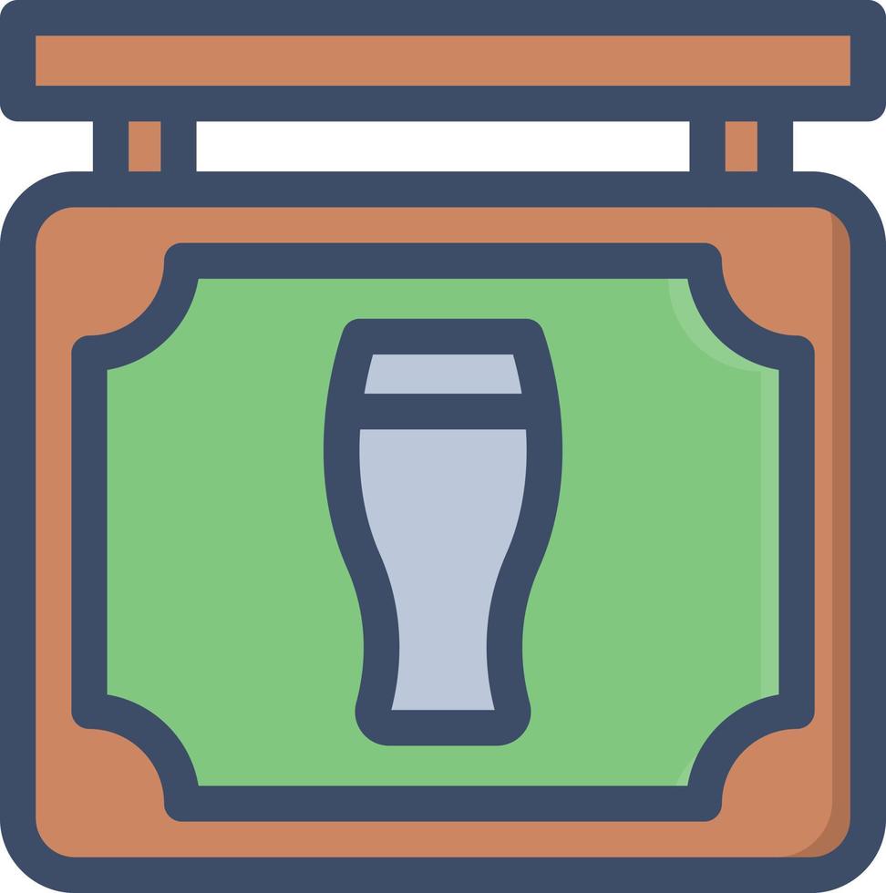 illustration vectorielle de plateau de bière sur fond.symboles de qualité premium.icônes vectorielles pour le concept et la conception graphique. vecteur