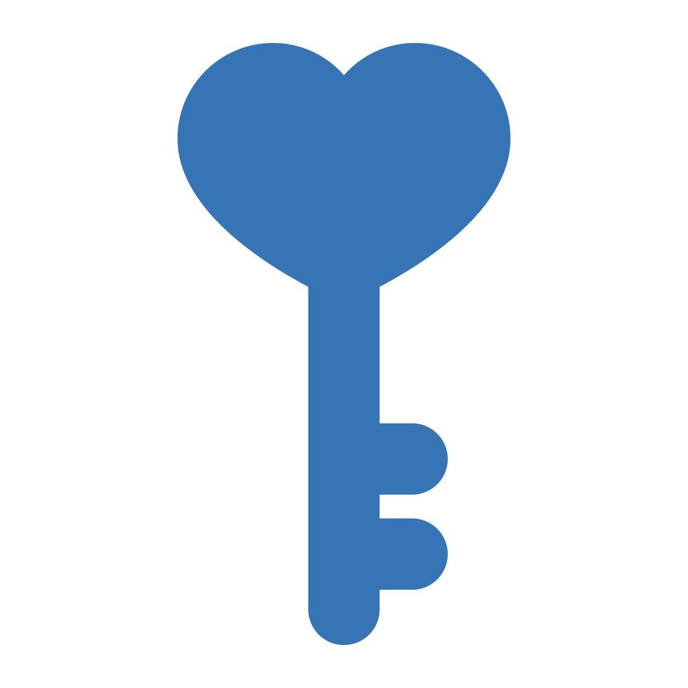 illustration vectorielle de clé de coeur sur un fond. symboles de qualité premium. icônes vectorielles pour le concept et la conception graphique. vecteur
