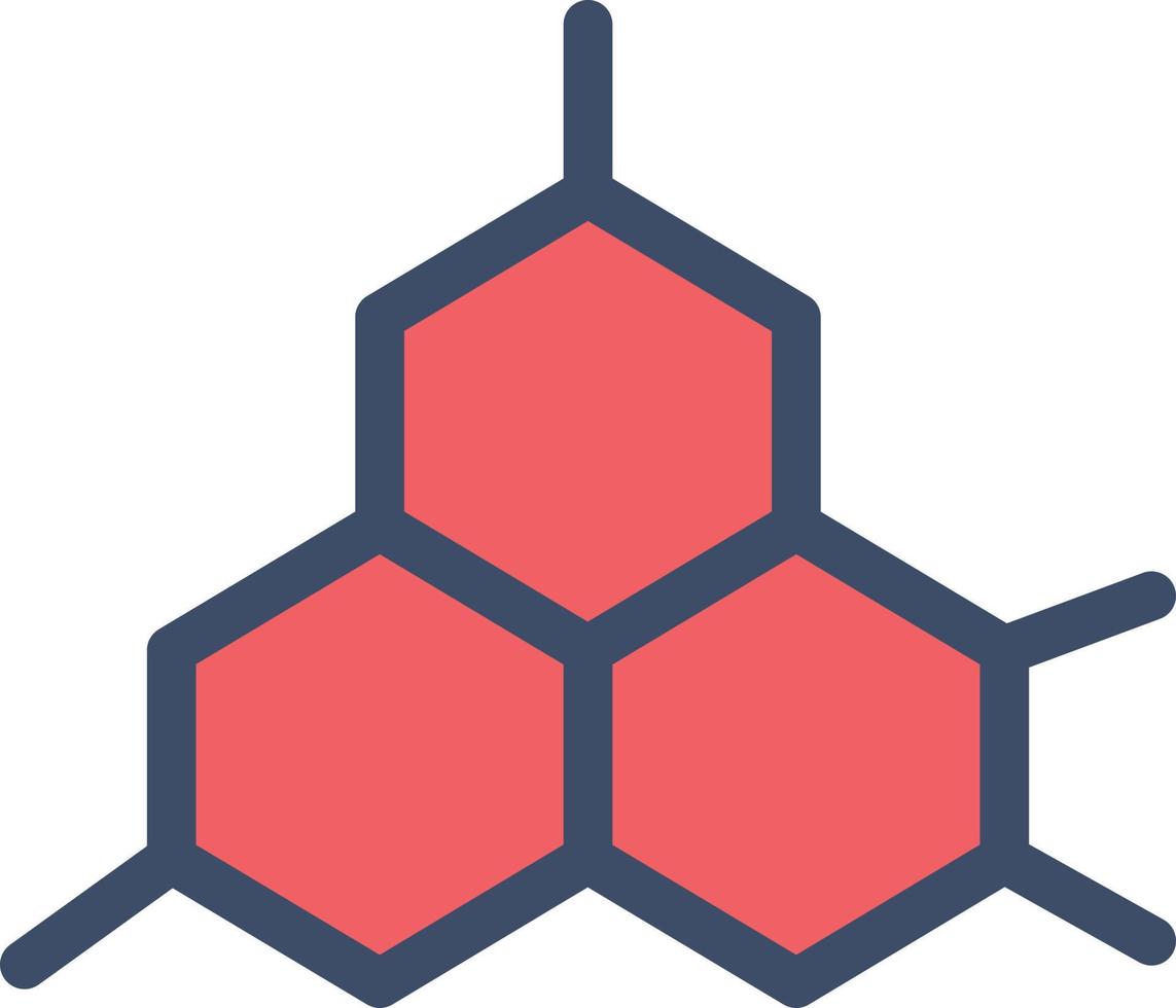 illustration vectorielle de molécule sur un fond. symboles de qualité premium. icônes vectorielles pour le concept et la conception graphique. vecteur