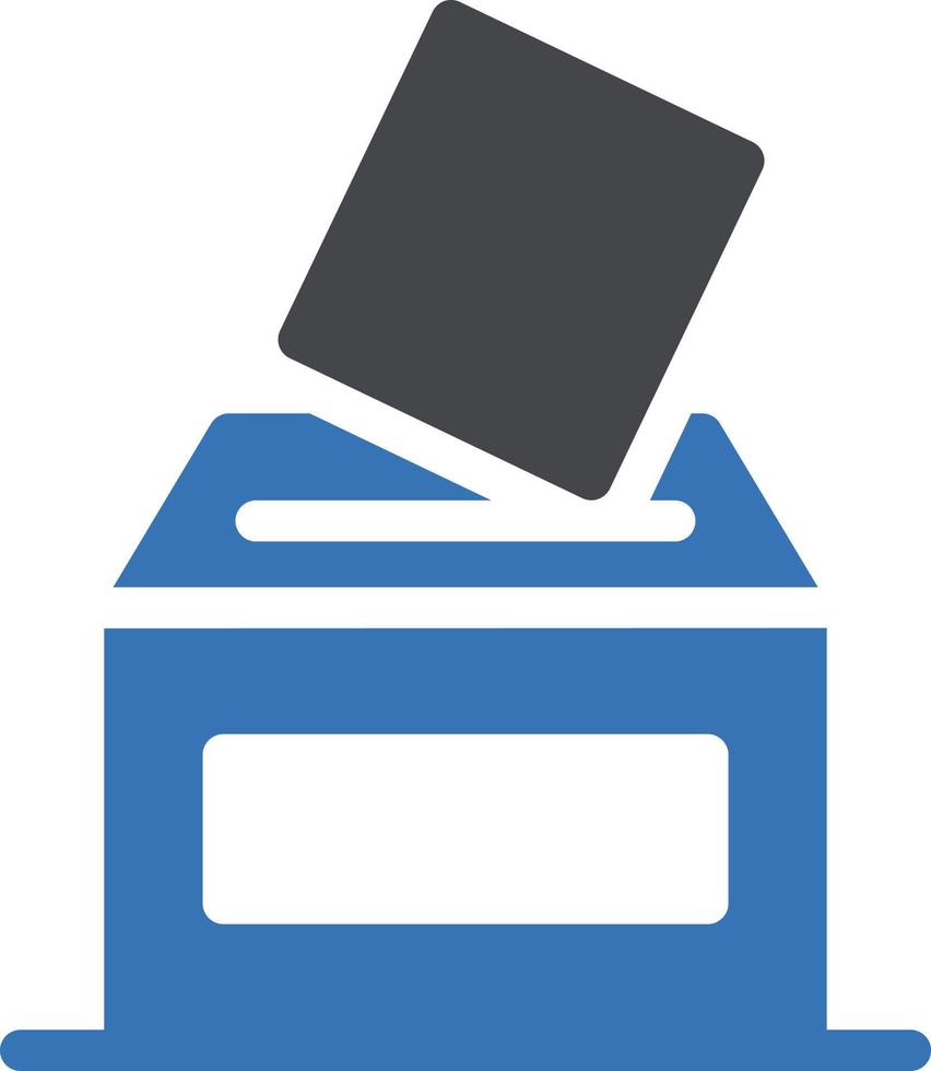 illustration vectorielle de bulletin de vote sur fond.symboles de qualité premium.icônes vectorielles pour le concept et la conception graphique. vecteur
