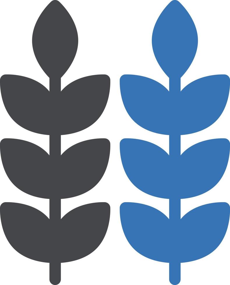 illustration vectorielle de blé sur un fond. symboles de qualité premium. icônes vectorielles pour le concept et la conception graphique. vecteur