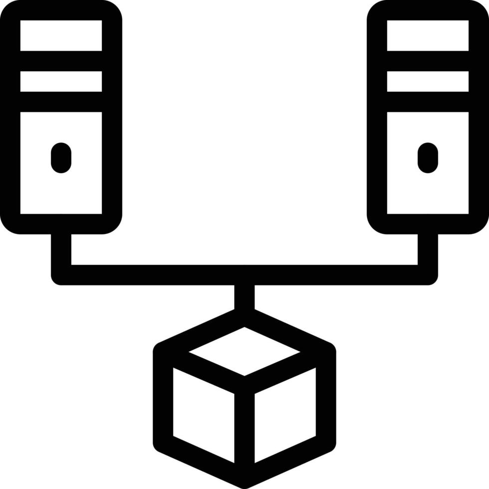 illustration vectorielle blockchain sur un background.symboles de qualité premium. icônes vectorielles pour le concept et la conception graphique. vecteur