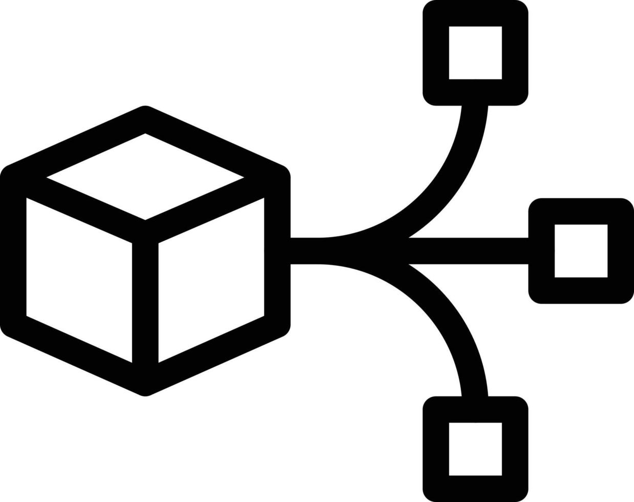 illustration vectorielle blockchain sur un background.symboles de qualité premium. icônes vectorielles pour le concept et la conception graphique. vecteur