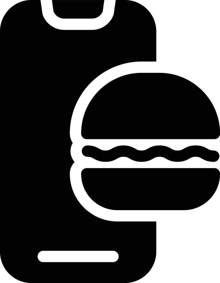 illustration vectorielle de hamburger en ligne sur fond. symboles de qualité premium. icônes vectorielles pour le concept et la conception graphique. vecteur