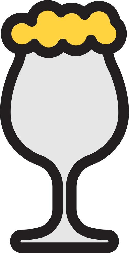 illustration vectorielle de bière sur un fond. symboles de qualité premium. icônes vectorielles pour le concept et la conception graphique. vecteur