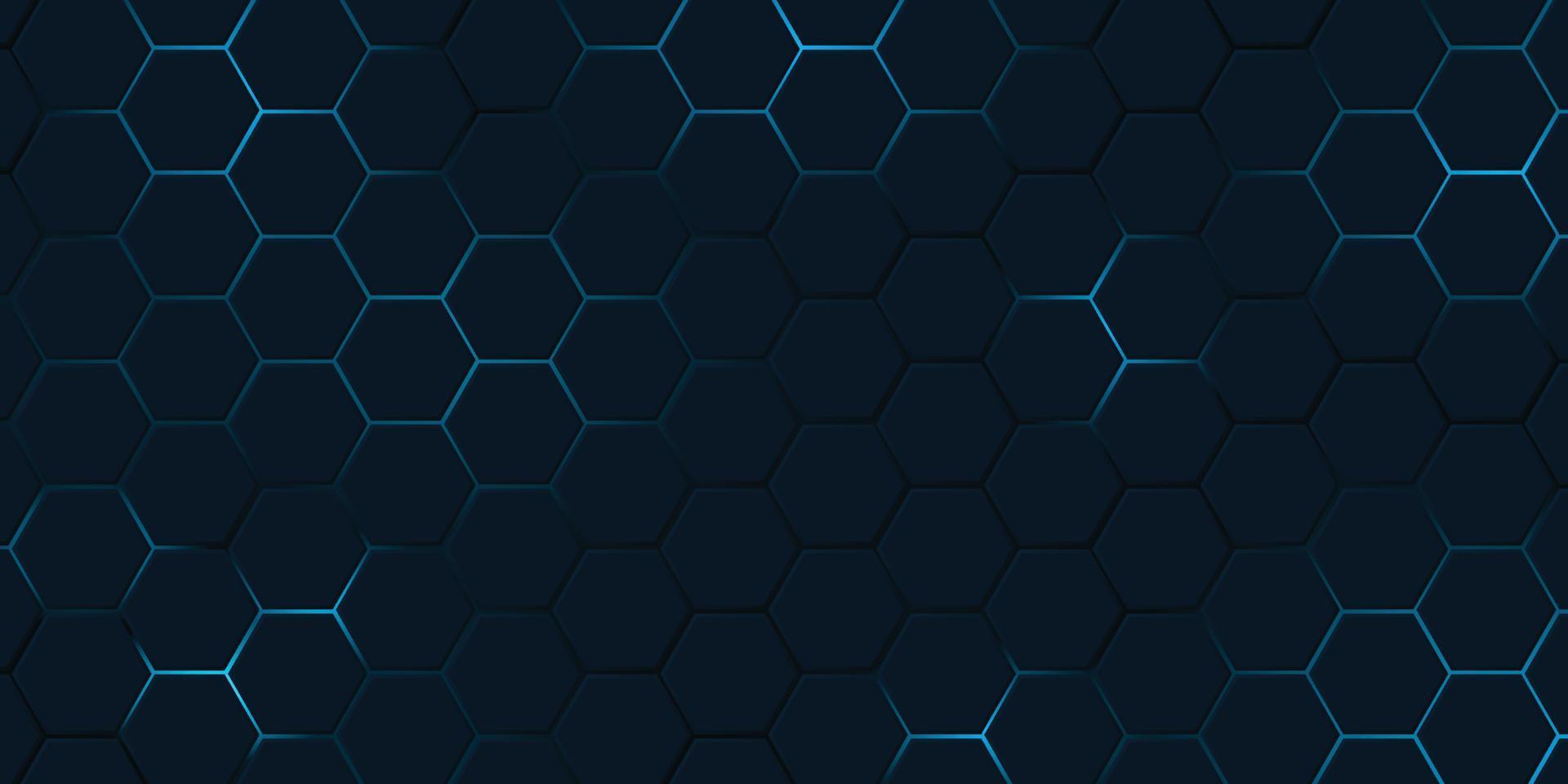 conception géométrique de polygone de vecteur. concept de technologie abstraite. abstrait bleu clair. vecteur