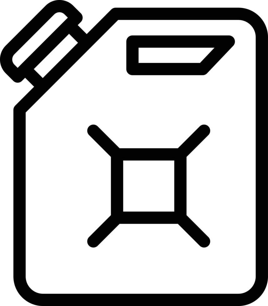 carburant peut illustration vectorielle sur un fond. symboles de qualité premium. icônes vectorielles pour le concept et la conception graphique. vecteur