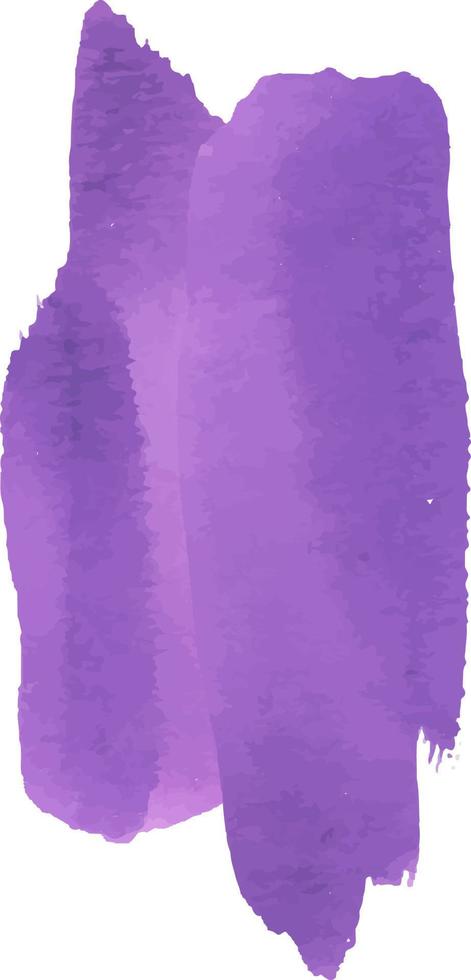 taches d'aquarelle de couleur violette vecteur