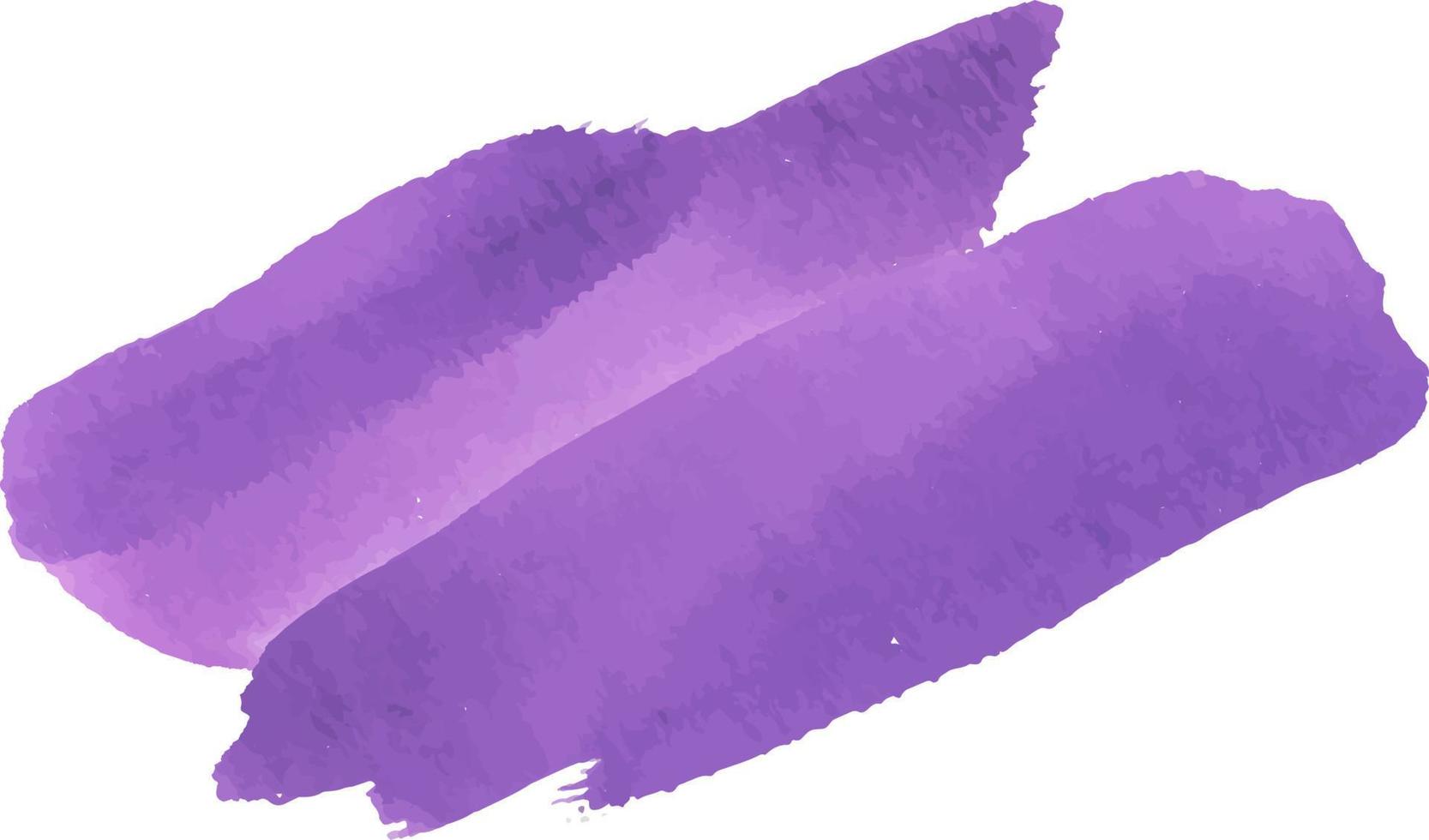 taches d'aquarelle de couleur violette vecteur