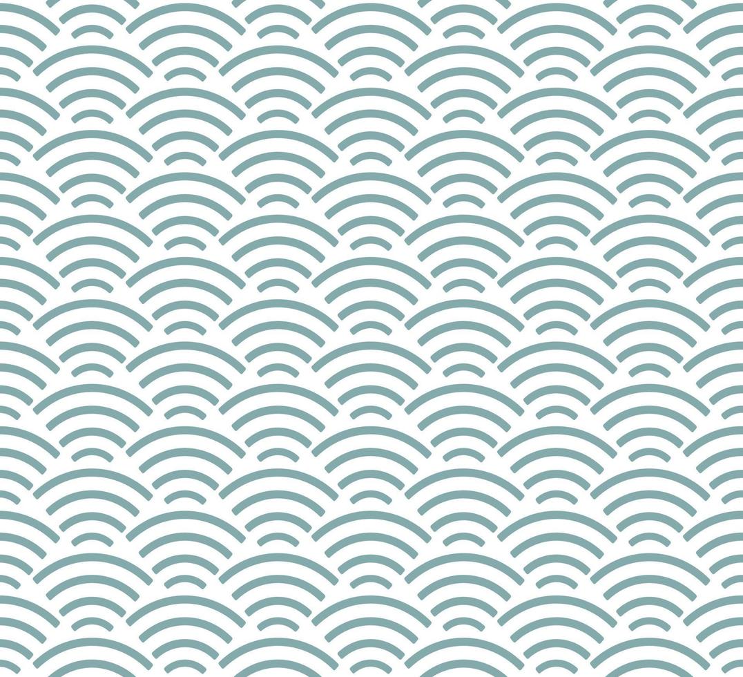 motif abstrait harmonieux de style asiatique oriental. ornement bleu vague japonaise sur fond blanc. texture géométrique simple pour le mois du patrimoine aapi. vecteur