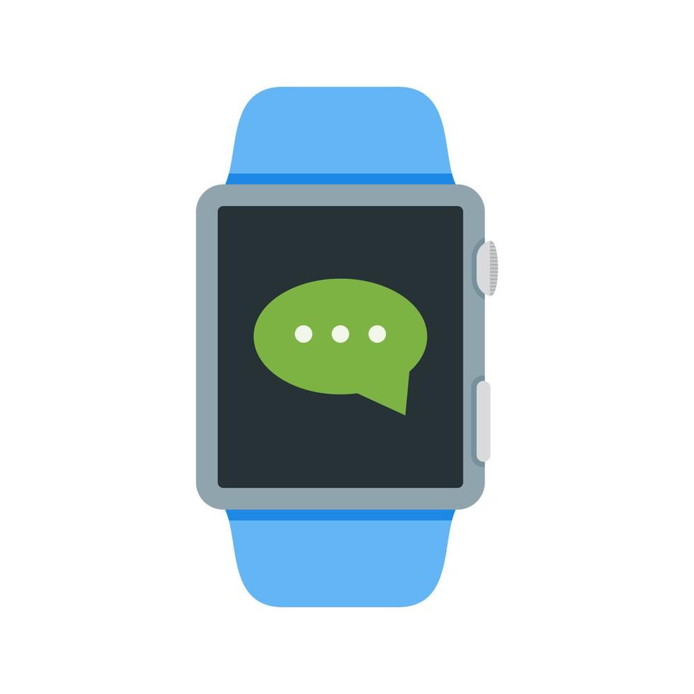 icône de couleur plate de l'application de messagerie vecteur