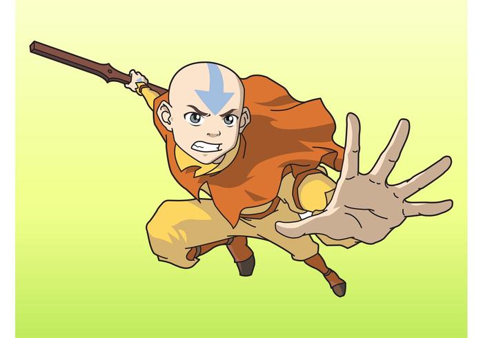 Avatar d'Aang vecteur