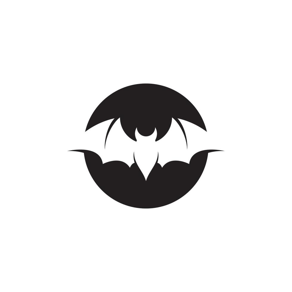 illustration vectorielle de chauve-souris logo modèle vecteur