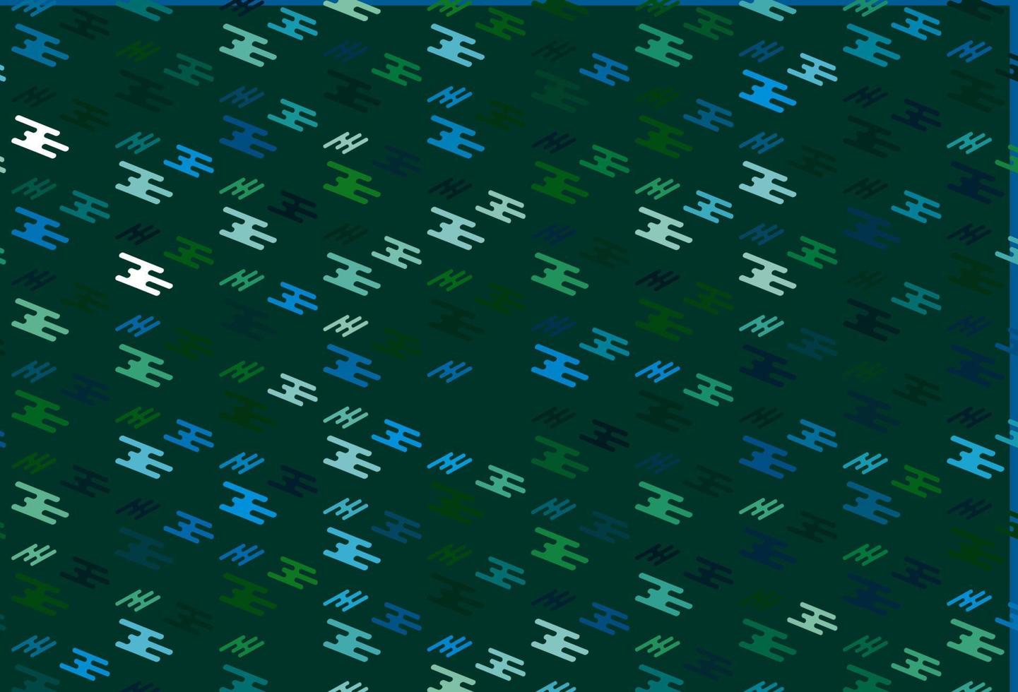 modèle vectoriel bleu clair et vert avec des bâtons répétés.