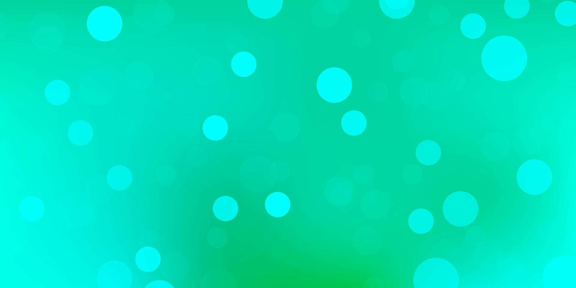 modèle vectoriel vert clair avec des sphères.