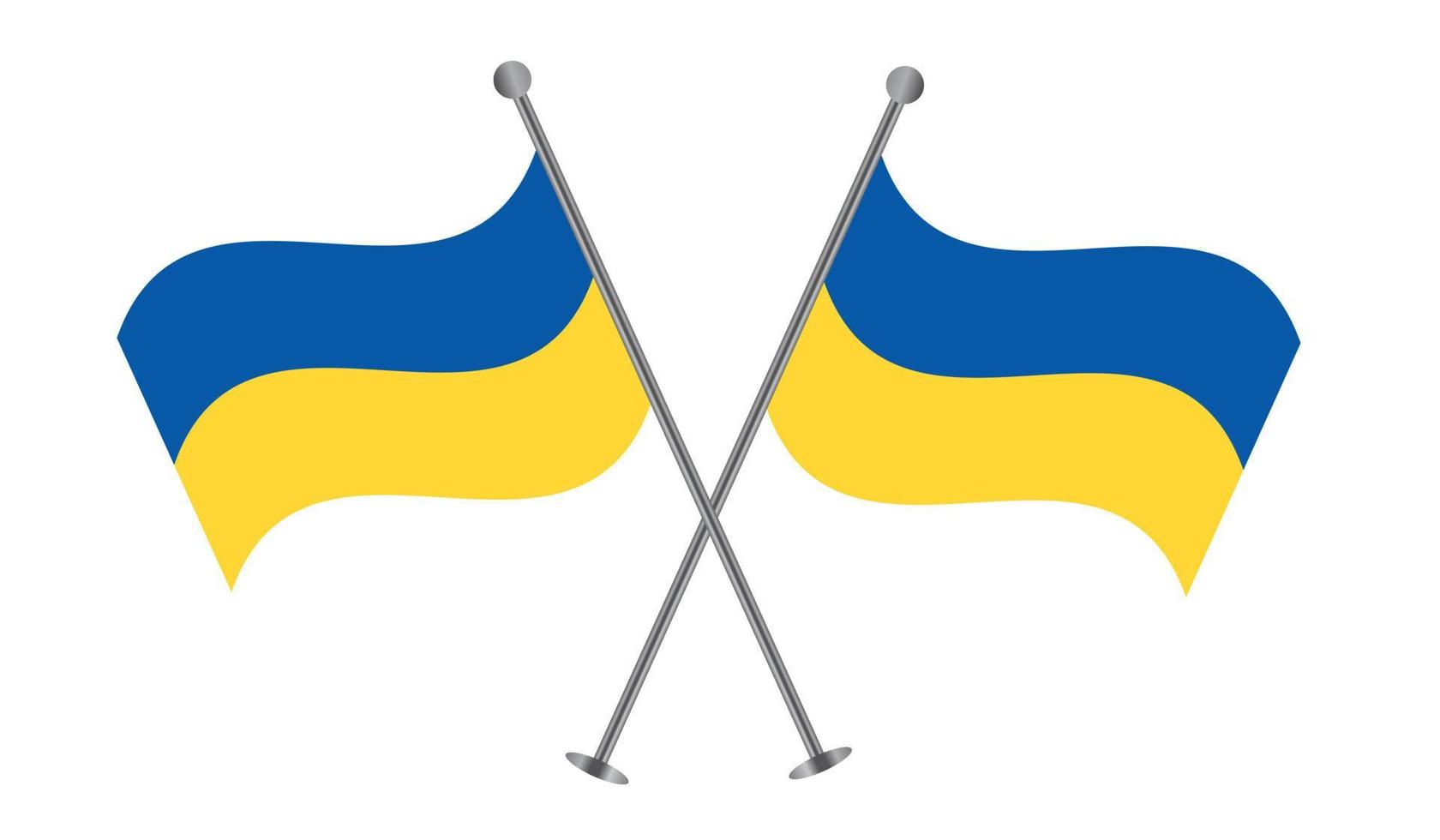 ukraine cross flag design illustration vectorielle vecteur