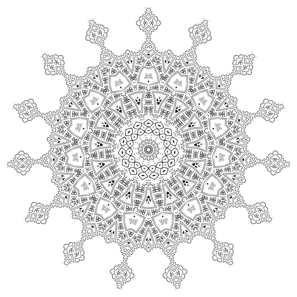 mandala. modèle de conception de vecteur