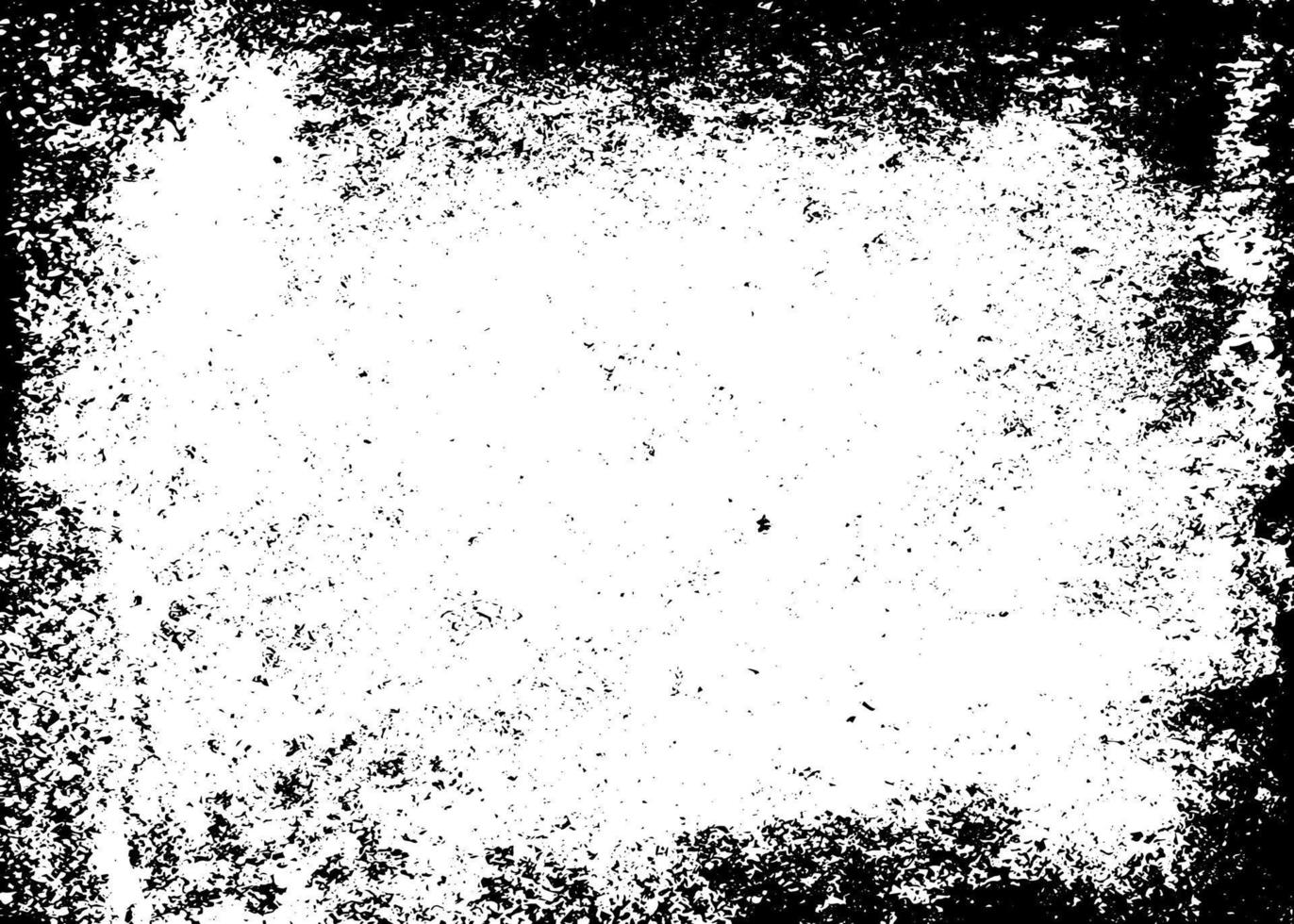 fond de texture vecteur frontière grunge. superposition de cadre abstrait. toile de fond sale et endommagée.