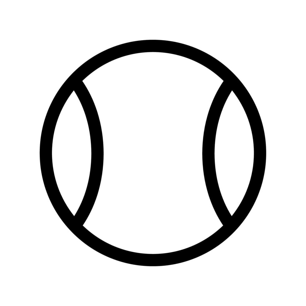 icône de balle de tennis vecteur