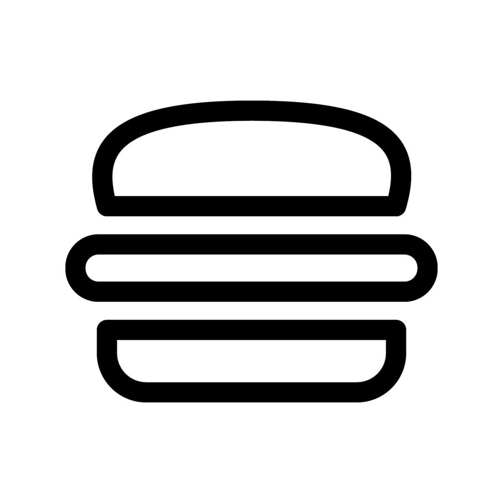 modèle d'icône de hamburger vecteur