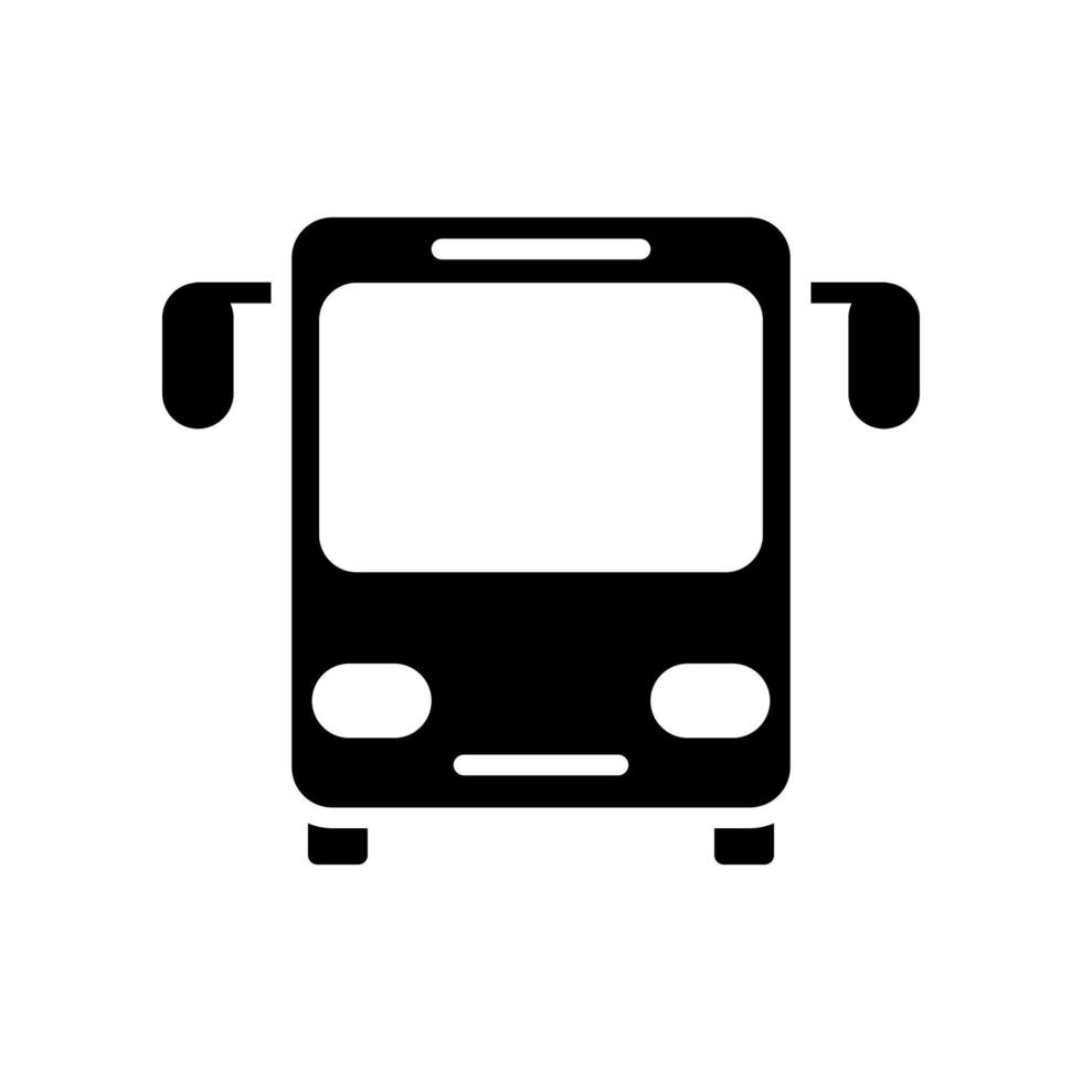 modèle d'icône de bus vecteur