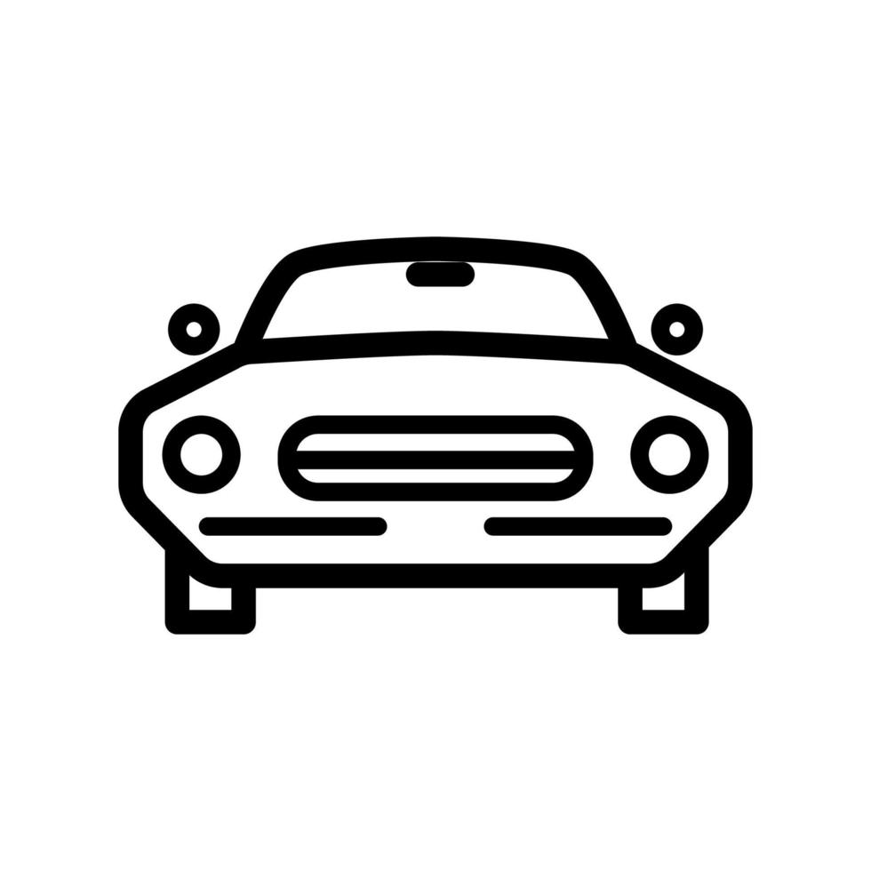 modèle d'icône de voiture vecteur