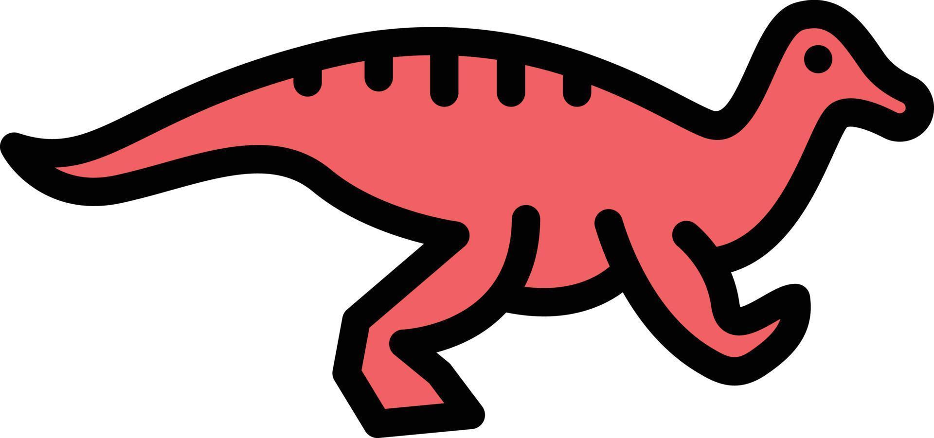 illustration vectorielle de dinosaure sur fond.symboles de qualité premium.icônes vectorielles pour le concept et la conception graphique. vecteur