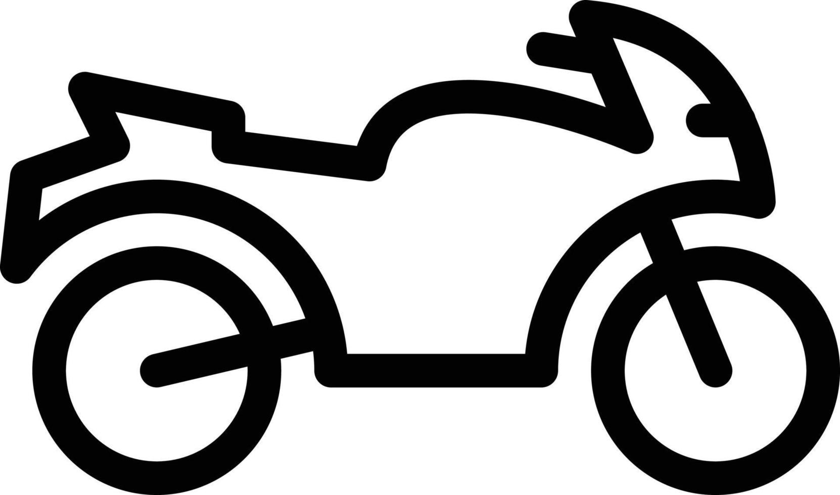 illustration vectorielle de vélo lourd sur fond.symboles de qualité premium.icônes vectorielles pour le concept et la conception graphique. vecteur