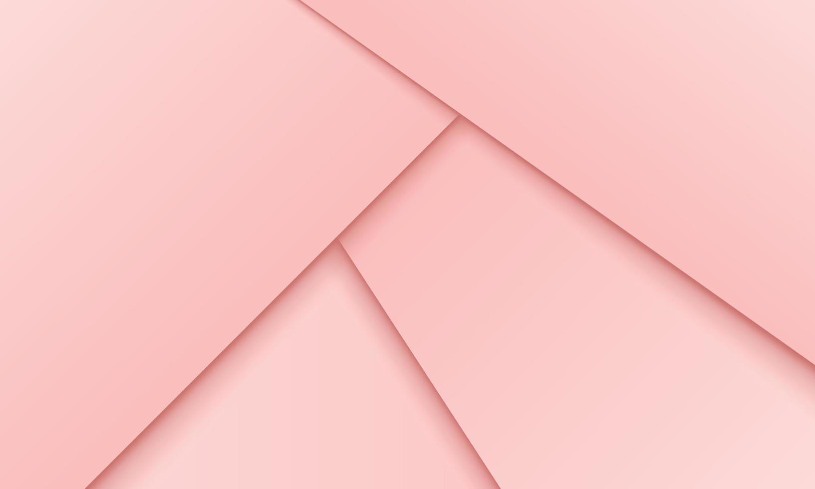 arrière-plan de la couche de chevauchement de papier rose abstrait. vecteur