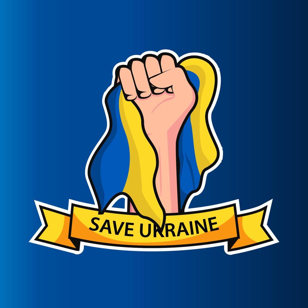 fond d'écran gratuit de l'ukraine, levez la main pour le symbole de la liberté, sauvez le drapeau de vecteur de la liberté de l'ukraine