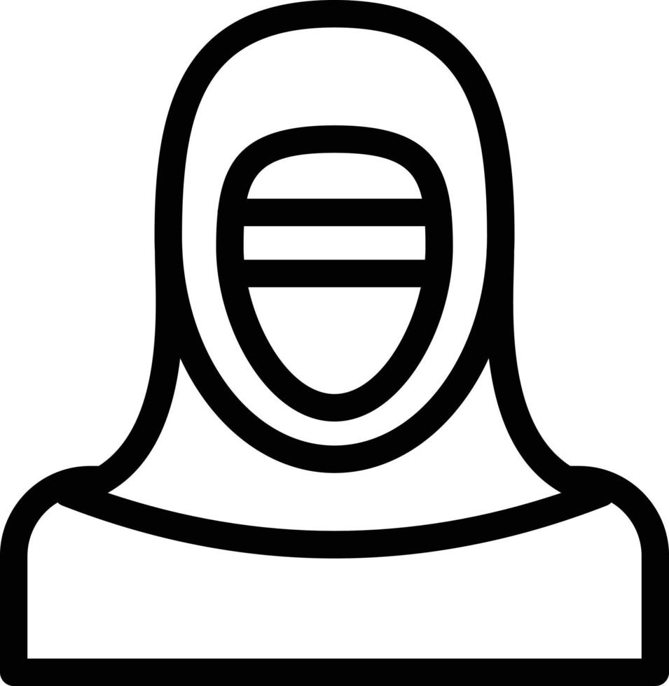 illustration vectorielle de femmes hijab sur fond.symboles de qualité premium.icônes vectorielles pour le concept et la conception graphique. vecteur