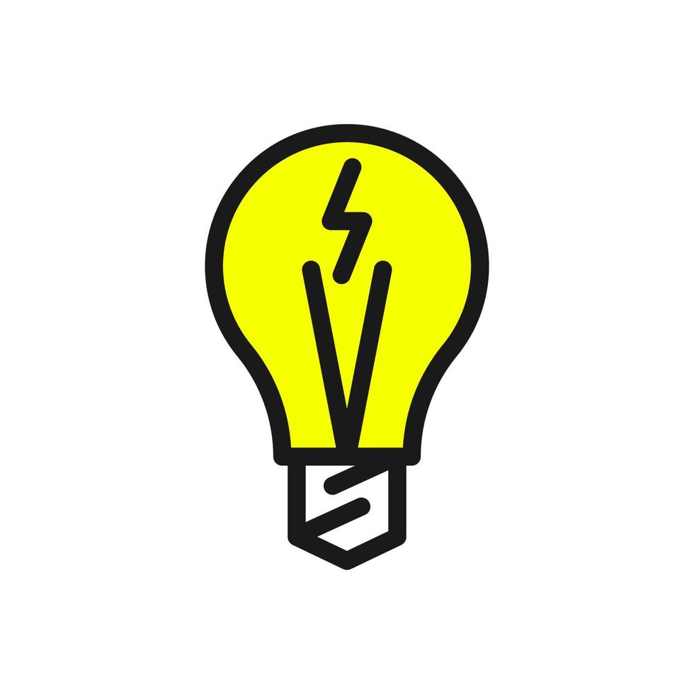 Icône De Vecteur De Lampe Économe En Énergie. Signe Plat Rempli Pour Le  Concept Mobile Et La Conception Web. Icône Solide Simple Ampoule. Symbole  D'éclairage À Économie D'énergie, Illustration Du Logo. Pixel