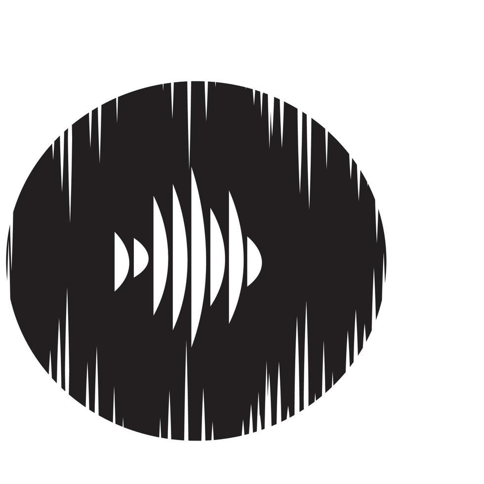 logo d'onde sonore vecteur